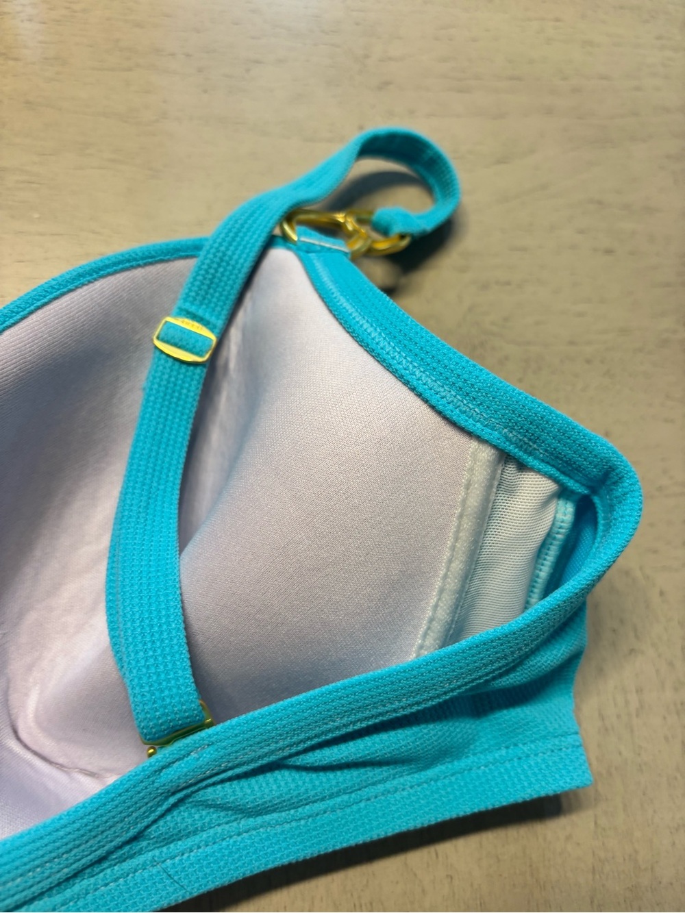 Bleu Rod Beattie Bright Turquoise Underwire Bikini Top - Picture 7 of 9